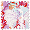 Faded Glamour, Fairground Stripe - Roman Blind